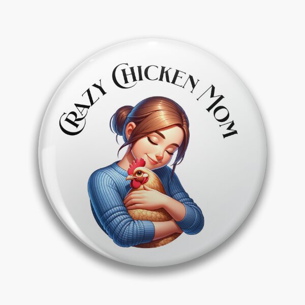 Item preview, Crazy Chicken Mom designed and sold by absurditeestore.