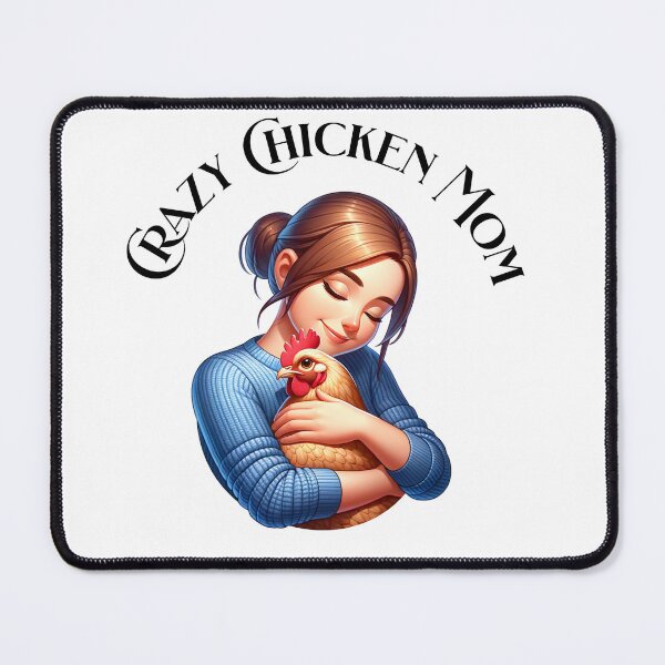 Item preview, Crazy Chicken Mom designed and sold by absurditeestore.