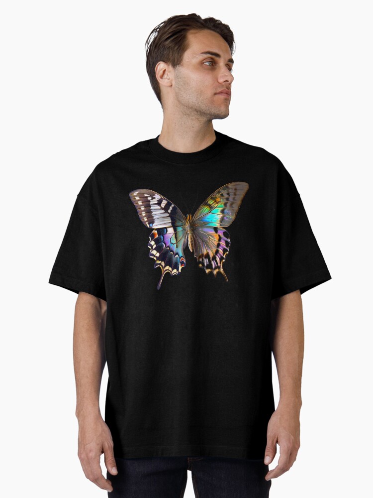 Thumbnail 1 of 7, Oversized T-Shirt, Bilateral Gynandromorph Butterfly designed and sold by dinaaaaaah.