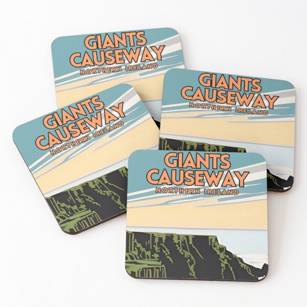 Item preview, Giants Causeway Northern Ireland Vintage designed and sold by ZionPosteria.