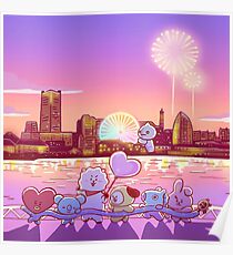 BT21 Sunset Celebration Poster