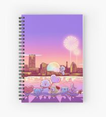 BT21 Sunset Celebration Spiral Notebook