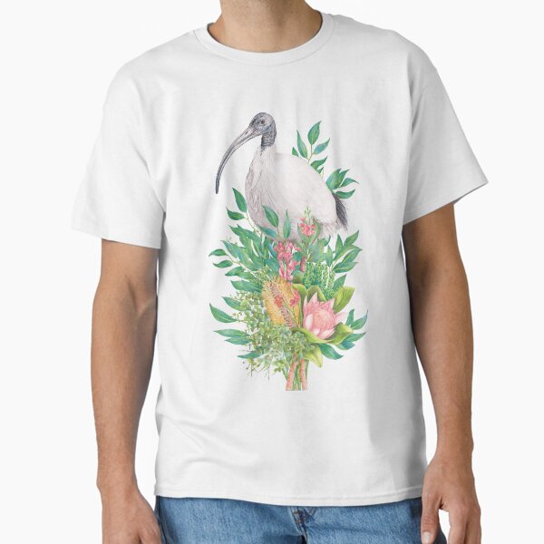 Item preview, Bin Chicken/Australian White Ibis || Floral Birds designed and sold by Kayla Reay.