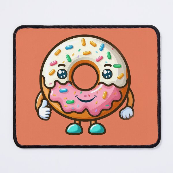 Item preview, flat character donut designed and sold by nada-art.
