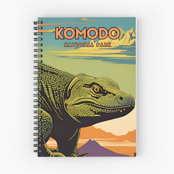 Item preview, Komodo National Park Vintage designed and sold by ZionPosteria.