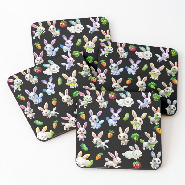 Item preview, Cute and Beautiful Rabbits - Patterns and Cartoons designed and sold by Second Draft Visuals.