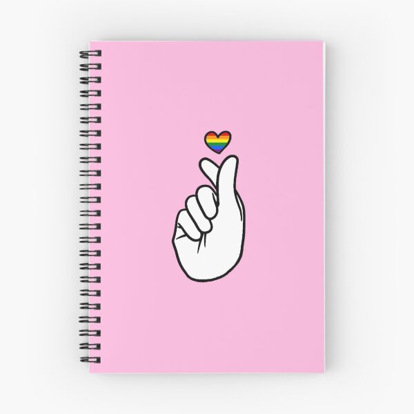 Item preview, Rainbow Pride Finger Heart designed and sold by everything4eva.