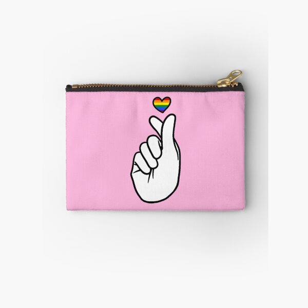 Item preview, Rainbow Pride Finger Heart designed and sold by everything4eva.