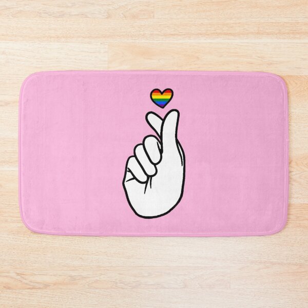 Item preview, Rainbow Pride Finger Heart designed and sold by everything4eva.