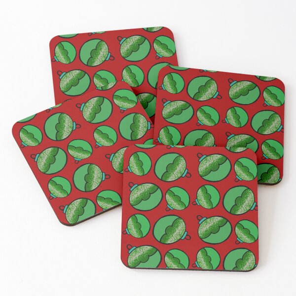 Item preview, Green Christmas Ball / Green Christmas balls / Red Green Christmas designed and sold by Victoria Rose.