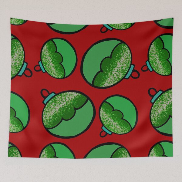 Item preview, Green Christmas Ball / Green Christmas balls / Red Green Christmas designed and sold by Victoria Rose.