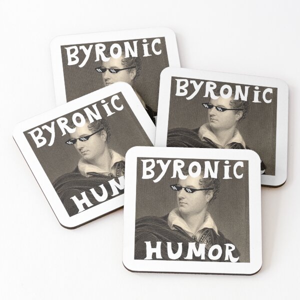 Item preview, Sunglasses Byronic humor - Lord Byron wearing meme sunglasses and ironic humor - sarcasm and Romantic poetry designed and sold by StudyPuff.