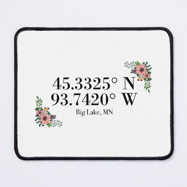 Item preview, Big Lake, MN Coordinates designed and sold by mynameisliana.