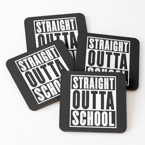 Item preview, Straight Outta School designed and sold by Cat Lady Designs.