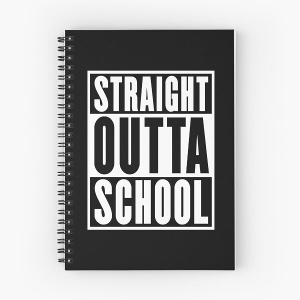 Item preview, Straight Outta School designed and sold by Cat Lady Designs.