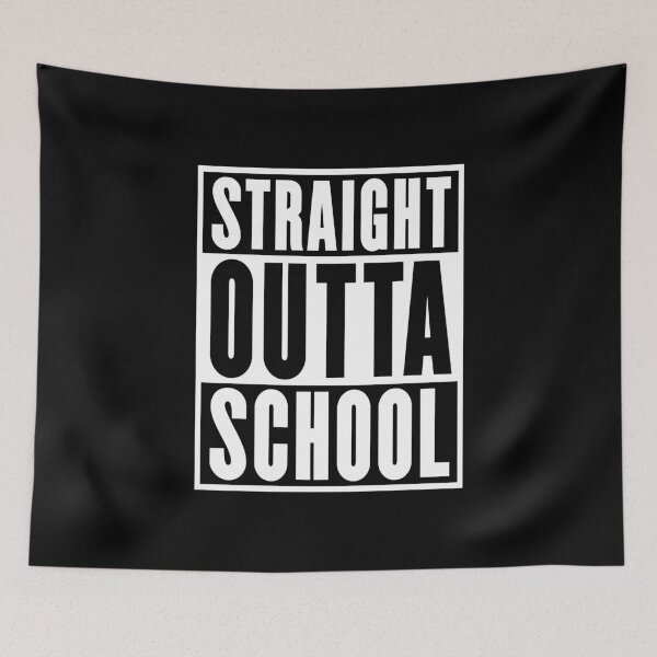 Item preview, Straight Outta School designed and sold by Cat Lady Designs.