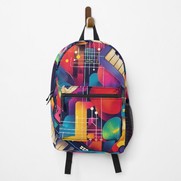 Item preview, Funky Synthwave Pattern designed and sold by realmusicluver.