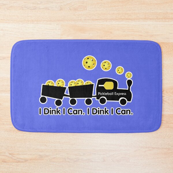 Item preview, Pickleball Training - I Dink I Can Train, Bright Yellow Pickleballs designed and sold by GreenCarbon2112.