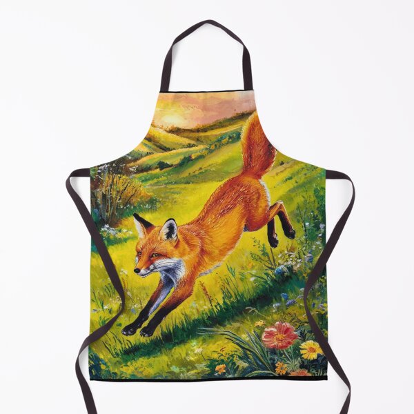 Artikelvorschau, Fuchs-Porträt. Frühlingszeit, Blumenfuchs, Vintage-Fuchs, Fuchs-Malerei, Paul Cezanne-Stil entworfen und verkauft von FoxVibes.