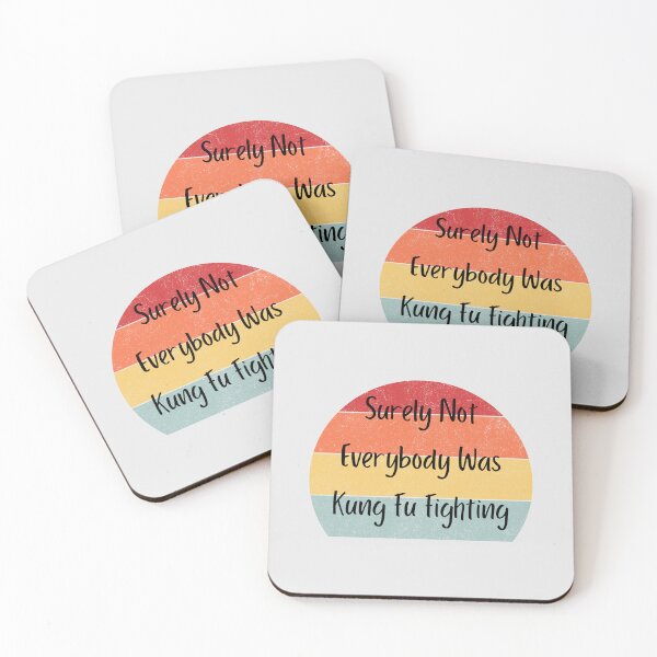 Item preview, Surely Not Everybody Was Kung Fu Fighting, retro vintage designed and sold by asbno19.