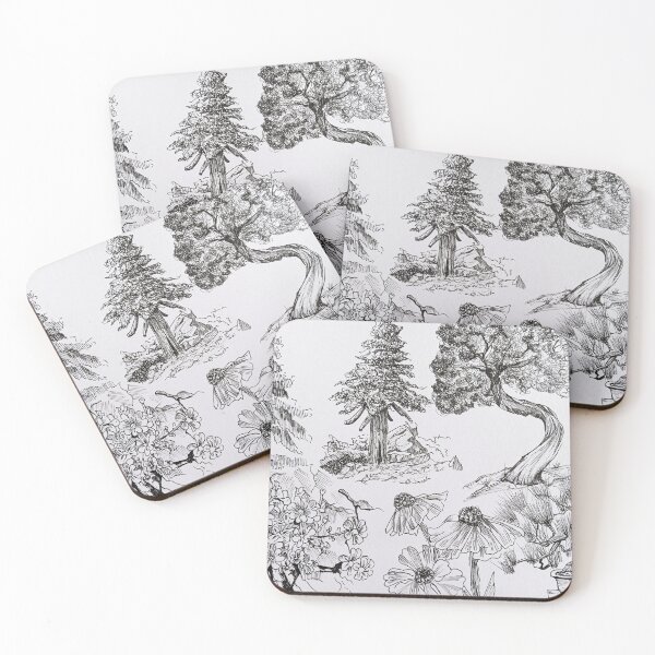 Item preview, Trees and some flowers designed and sold by Noriiiiii.
