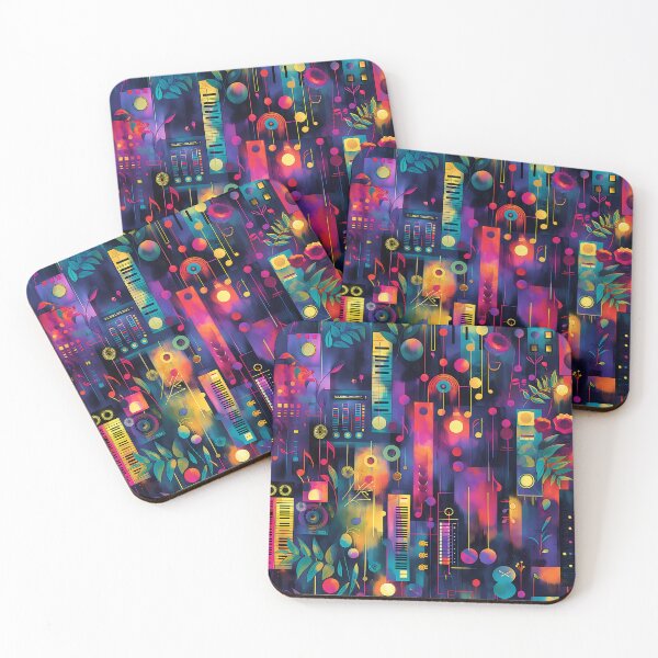 Item preview, Funky Musical Garden Pattern designed and sold by realmusicluver.