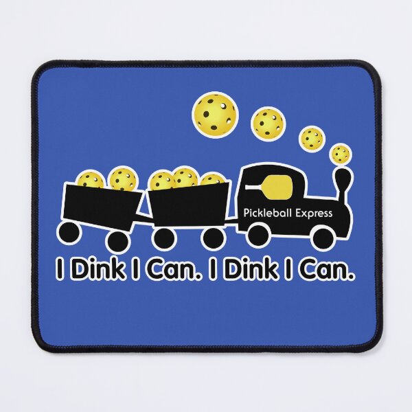 Item preview, Pickleball Training - I Dink I Can Train, Bright Yellow Pickleballs designed and sold by GreenCarbon2112.