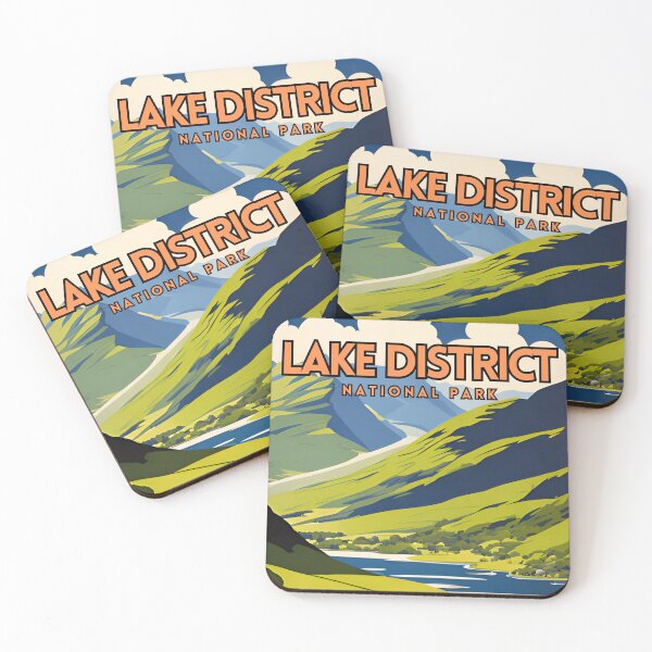 Item preview, Lake District National Park Vintage Travel designed and sold by ZionPosteria.