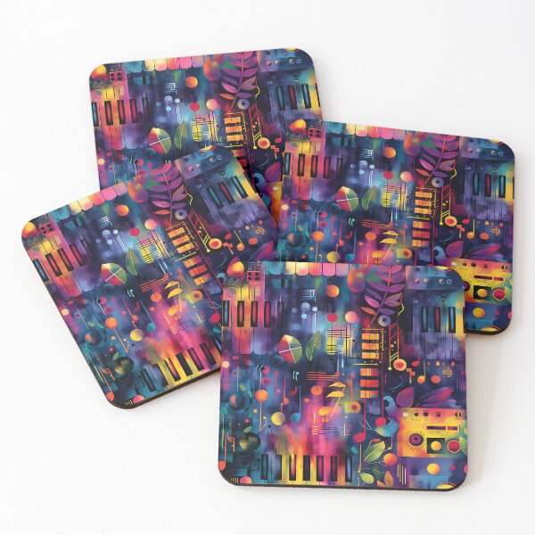 Item preview, Funky Musical Garden Pattern designed and sold by realmusicluver.