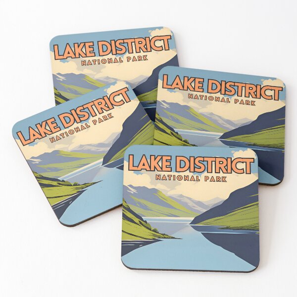 Item preview, Lake District National Park Vintage designed and sold by ZionPosteria.