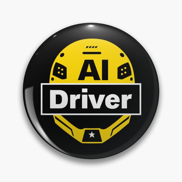 Item preview, Yellow AI Driver Helmet designed and sold by SweetClicks123.
