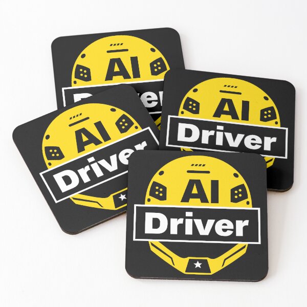 Item preview, Yellow AI Driver Helmet designed and sold by SweetClicks123.