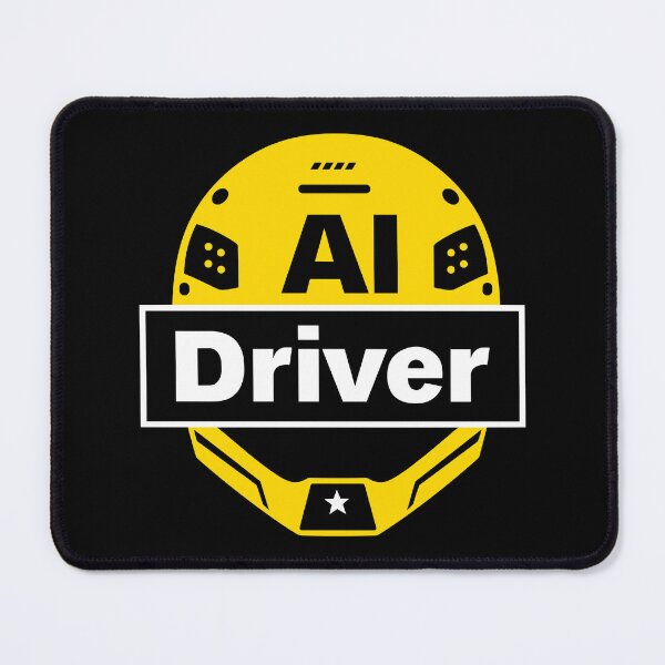 Item preview, Yellow AI Driver Helmet designed and sold by SweetClicks123.