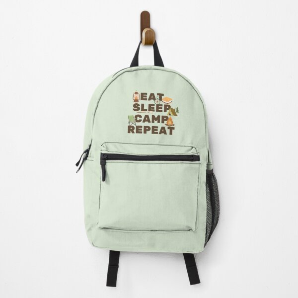 Item preview, Funny Outdoor Camping Camper Joke Eat Sleep Camp Repeat designed and sold by LEILA ART SPACE.