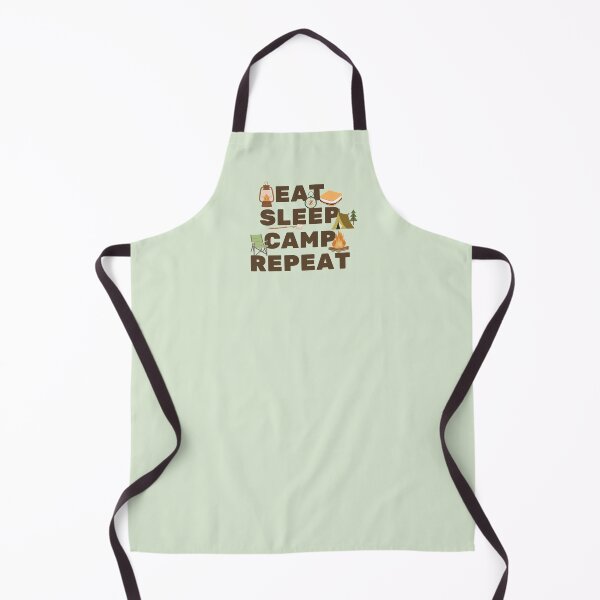Item preview, Funny Outdoor Camping Camper Joke Eat Sleep Camp Repeat designed and sold by LEILA ART SPACE.