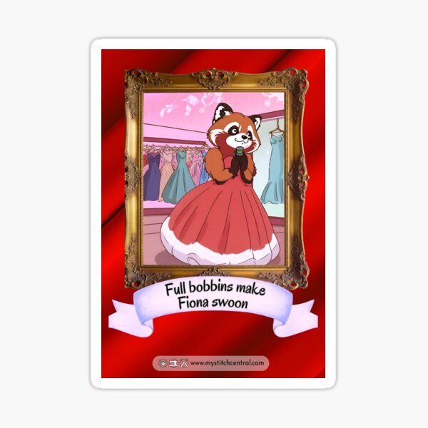 Full Bobbins make Fiona Swoon Sticker