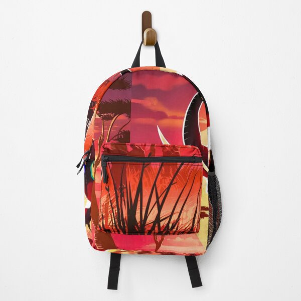 Item preview, Elephant Silhouette. African sunset, Savannah Elephant, colorful elephant designed and sold by ElephantVibes.