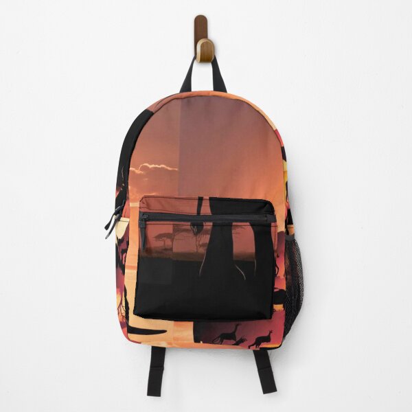 Item preview, Elephant Silhouette. African sunset, Savannah Elephant, colorful elephant designed and sold by ElephantVibes.