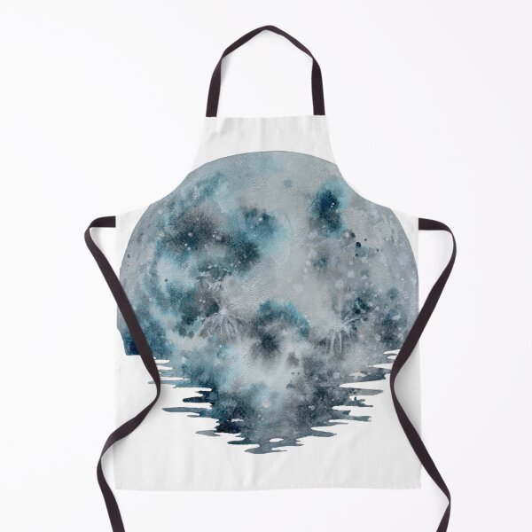 Item preview, Full Sturgeon Moon Watercolor designed and sold by Elaine McGhee.