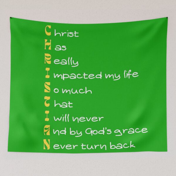 Item preview, C.H.R.I.S.T.I.A.N. acronym designed and sold by TNGOverall.