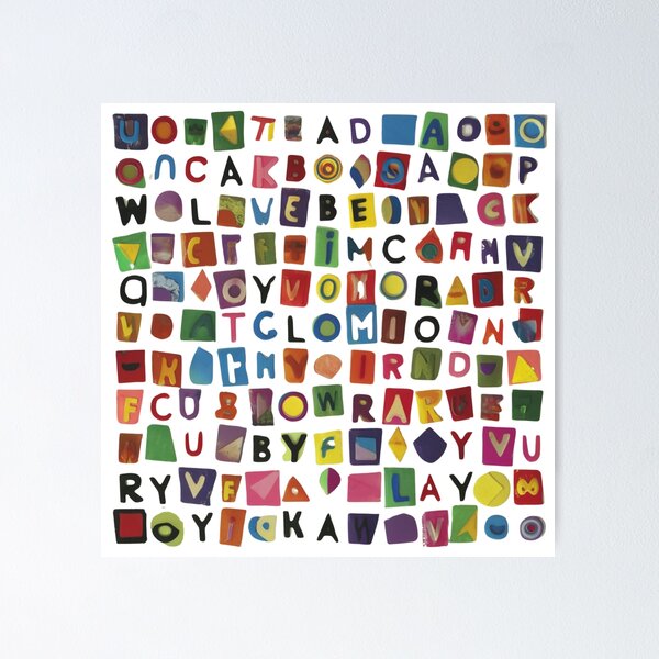 cut-out-letters-posters-for-sale-redbubble for Free Printable Cut Out Letters For Posters Cut Out Letters Posters for Sale | Redbubble for Free Printable Cut Out Letters For Posters