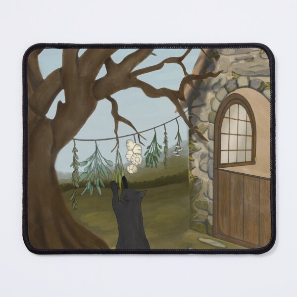 Item preview, Cottage Cat designed and sold by VioletLilacArt.