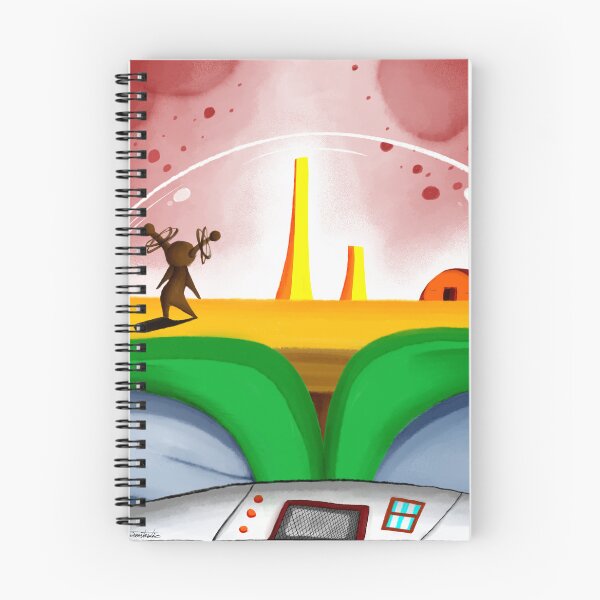 Aperçu de l'œuvre Un nouveau monde à explorer créée et vendue par The TOON Store.