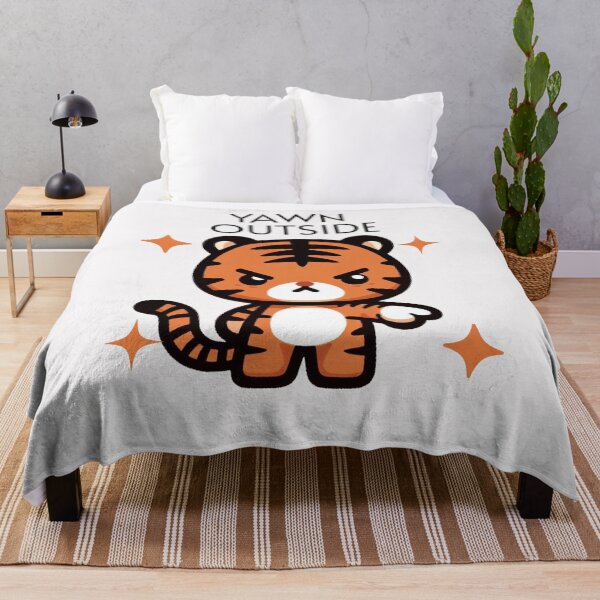Artikelvorschau, Gähnen draußen Tiger entworfen und verkauft von LemuellTrends.