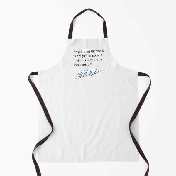 Item preview, Freedom of the Press... is Democracy (black blue) designed and sold by Thelittlelord.