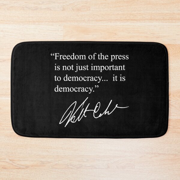 Item preview, Freedom of the Press... is Democracy (white) designed and sold by Thelittlelord.