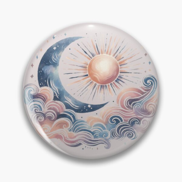 Item preview, Aesthetic Sun and Moon  designed and sold by BeNazzArt.