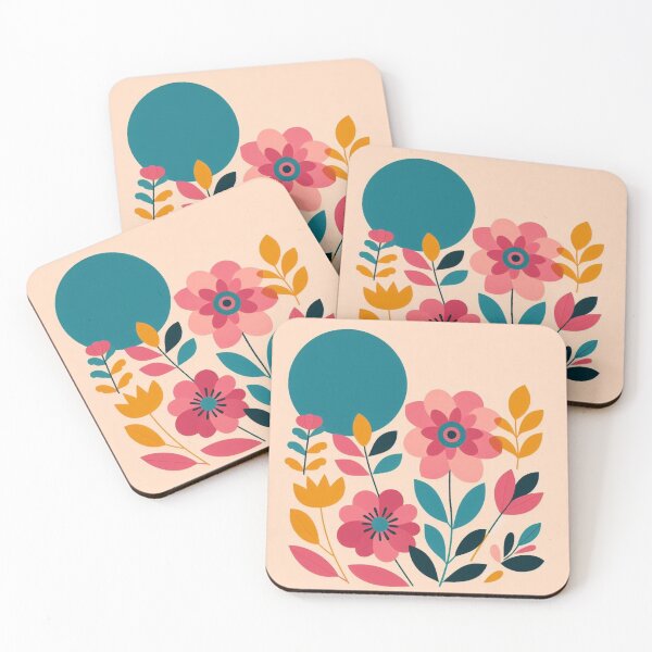 Item preview, Boho floral flat design - Minimalistic  designed and sold by Inkbourne Studio.