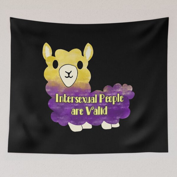 Item preview, Intersexual Llama designed and sold by CraftyCelestial.