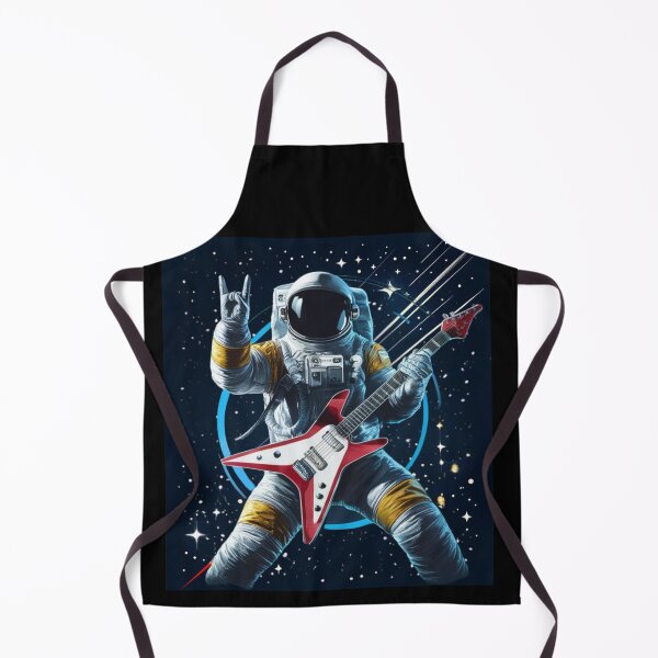 Item preview, Rocking Astronaut with Electric Guitar designed and sold by Taans-Creation.